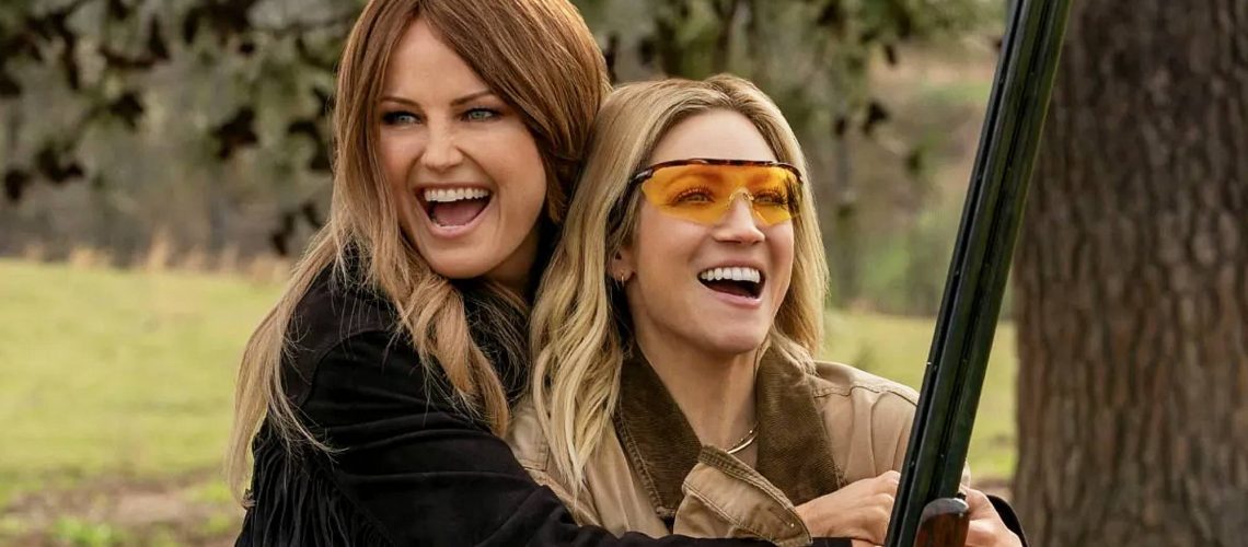 Malin Akerman and Brittany Snow in "The Hunting Wives"