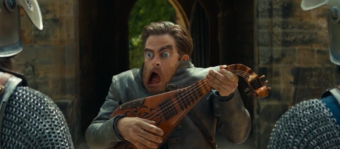 Chris Pine as Edgin Darvis in Dungeons and Dragons: Honor Among Thieves.