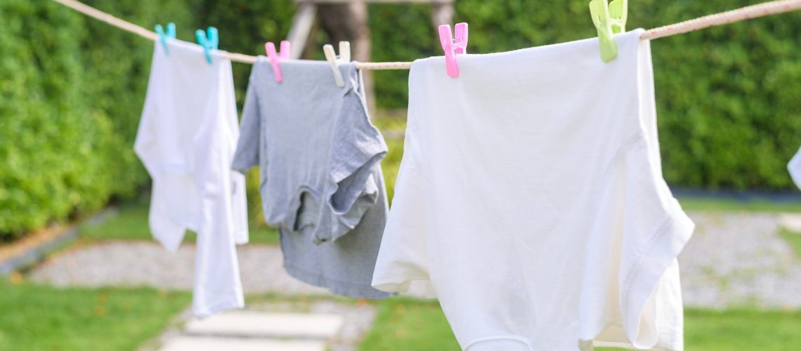 Clothes on washing line