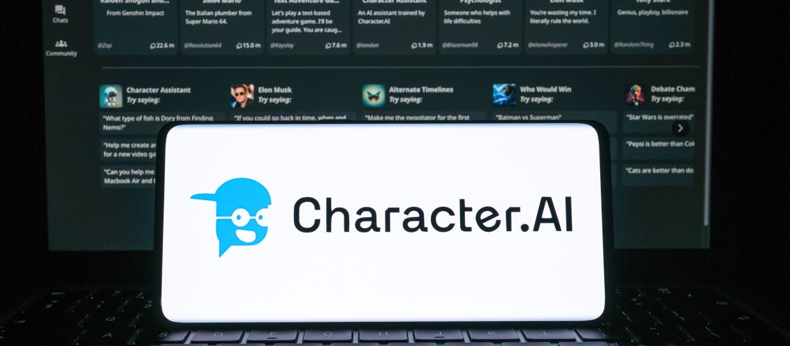 Chracter ai on a phone