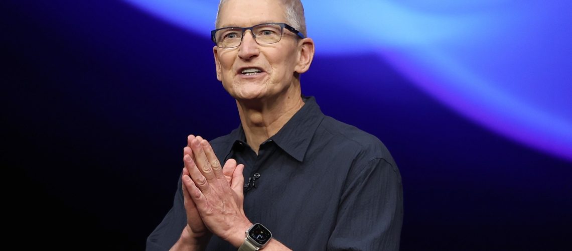 Tim Cook at an Apple event