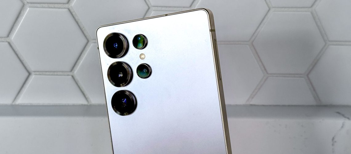 Galaxy S25 Ultra from the back