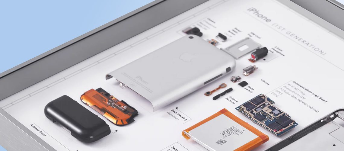 A deconstructed iPhone