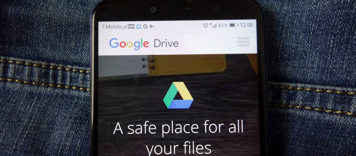 Google Drive storage