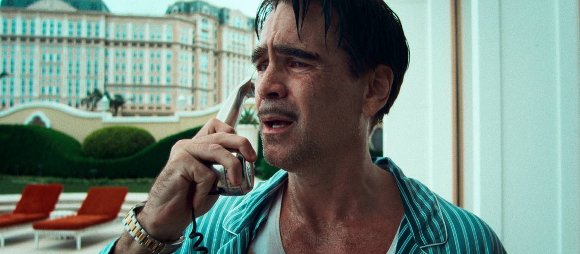 Colin Farrell in "Ballad of a Small Player" on Netflix