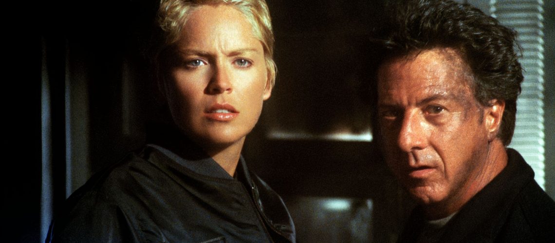 Sharon Stone and Dustin Hoffman in Sphere (1998)