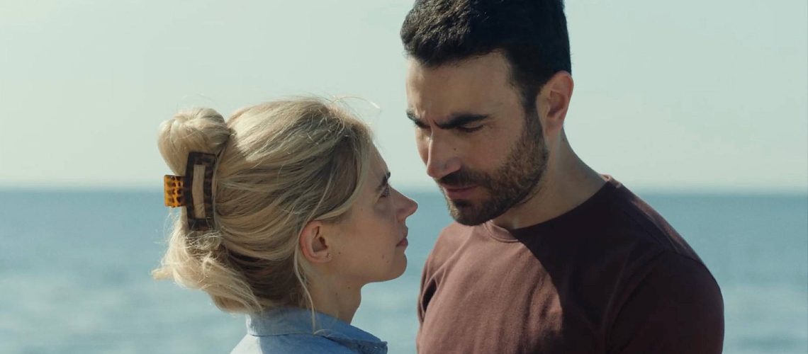 Imogen Poots and Brett Goldstein in “All of You" on Apple TV Plus