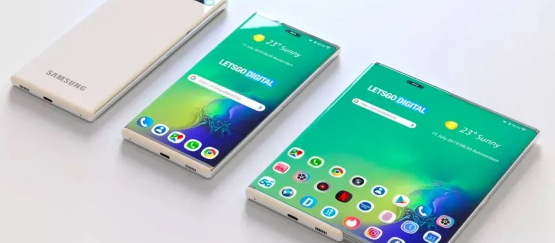 Samsung rollable phone concept