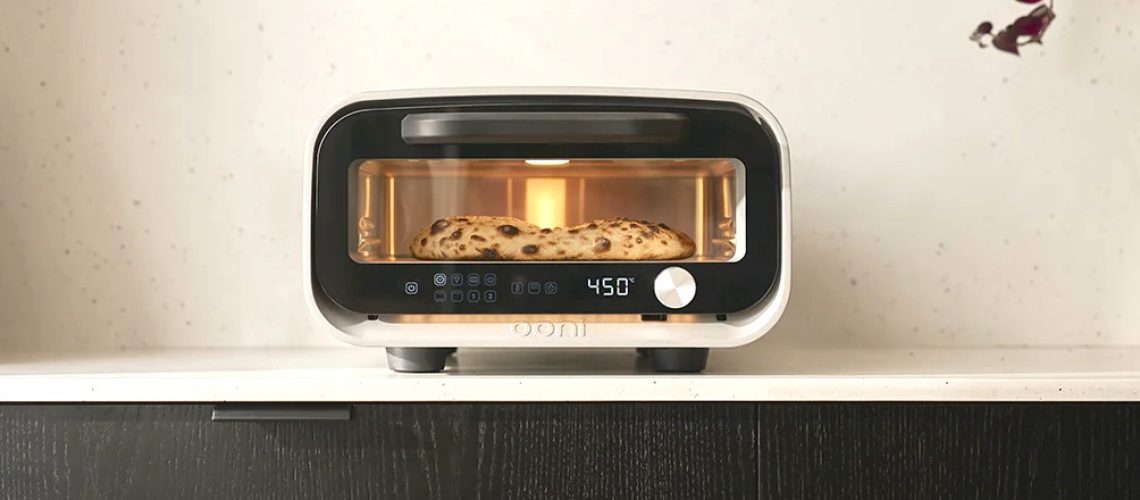 Ooni Volt 2 on a kitchen counter