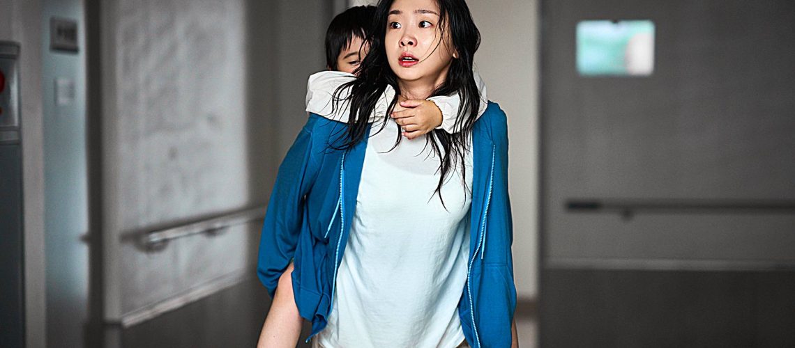 Kim Da-mi as An-na in "The Great Flood" on Netflix