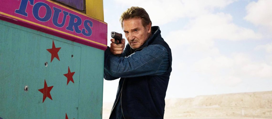 Liam Neeson as Mike McCann in "Ice Road: Vengeance"