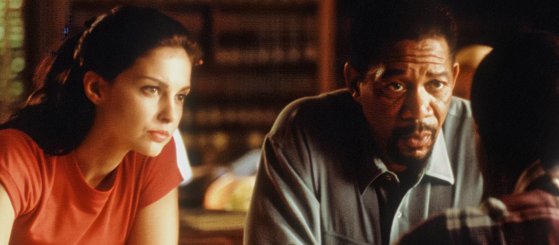 Ashley Judd and Morgan Freeman in Kiss the Girls