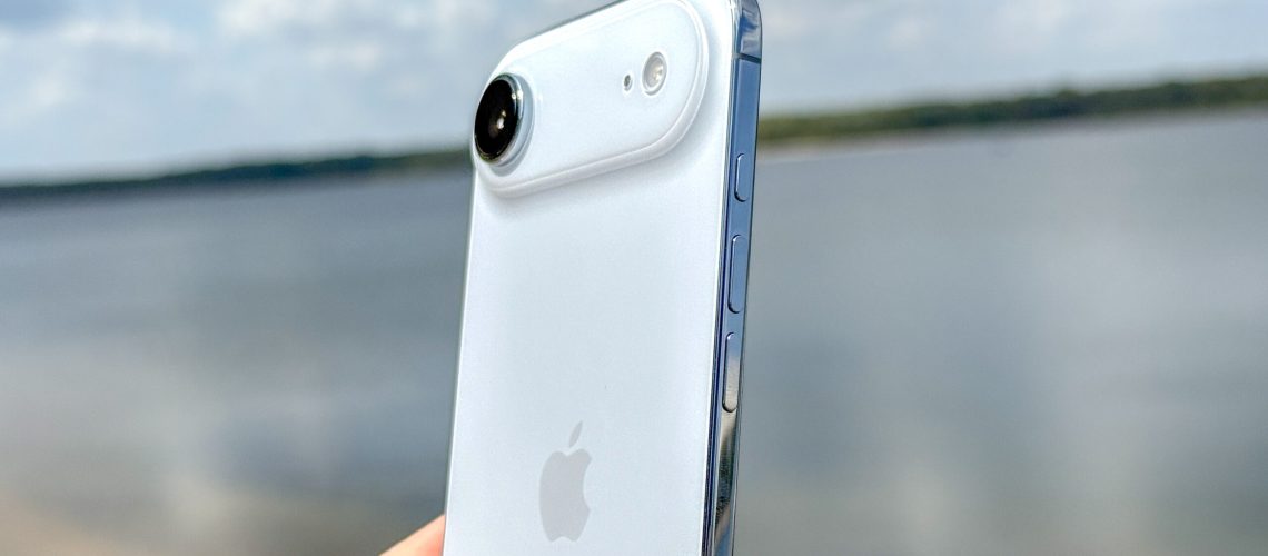 iPhone Air shown in hand