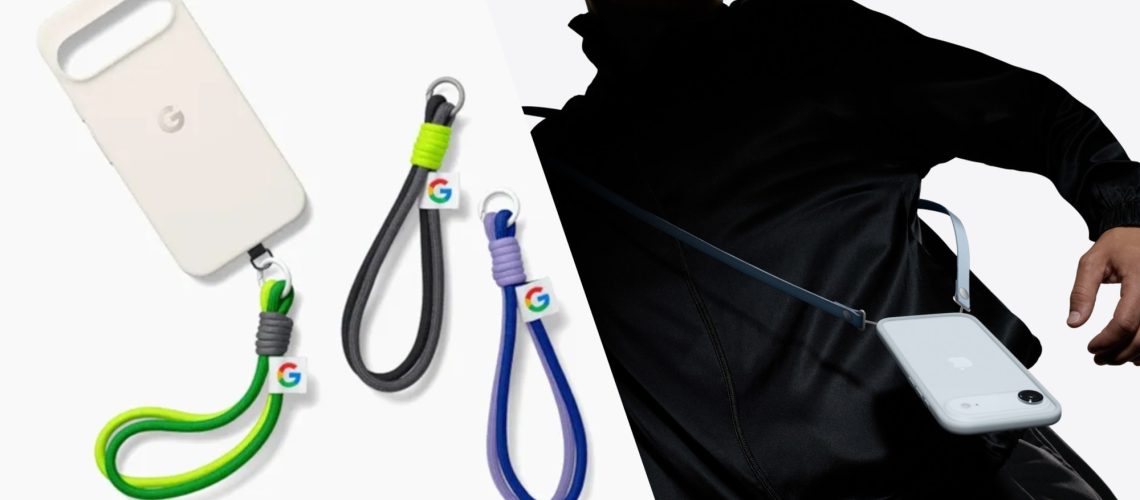 Google's new accessory vs apple's crossbody strap