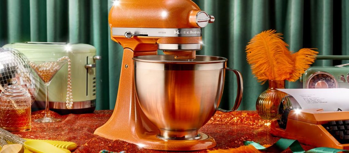 KitchenAid stand mixer Tangerine Sparkle