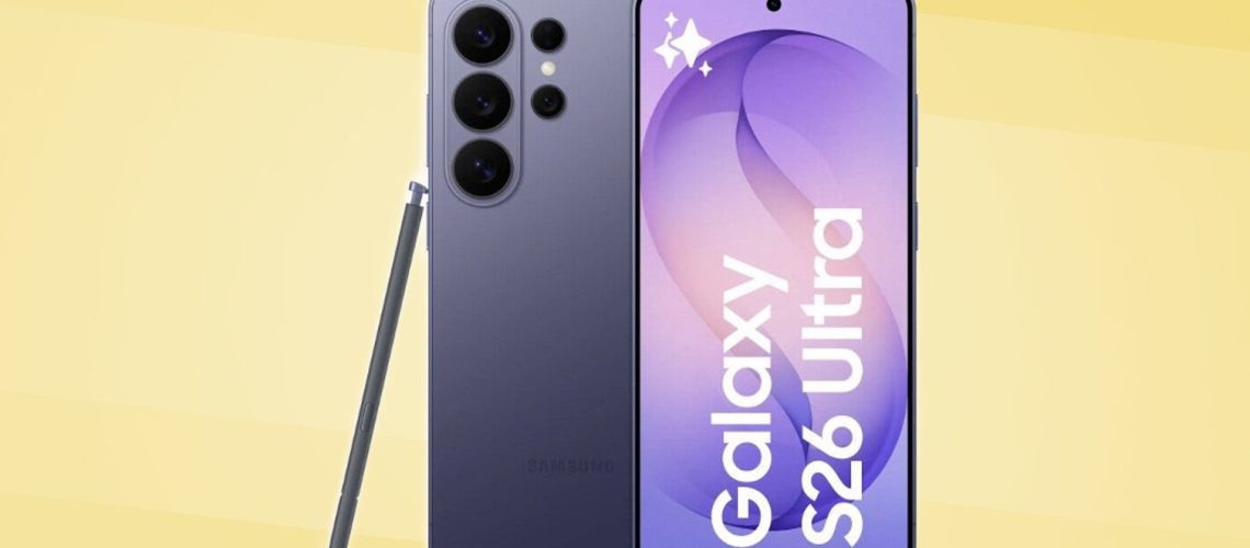 Galaxy S26 Ultra render leak.