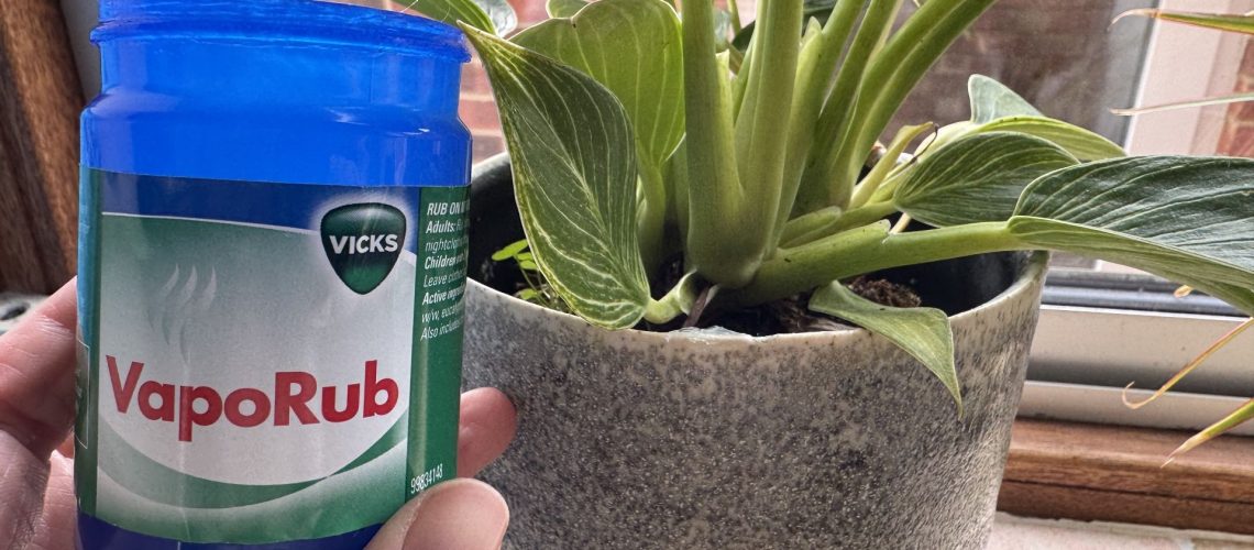 VapoRub pest plant hack