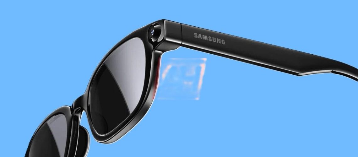Leaked render of Samsung Galaxy Glasses