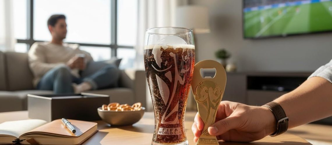 The official FIFA World Cup 2026 pilsner glass