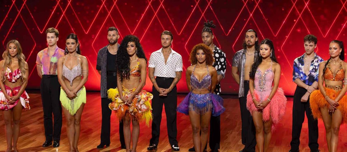 The contestants on "Dancing With the Stars: The Next Pro"