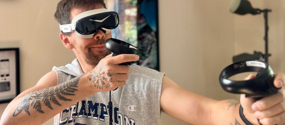 שיחקתי במשך 100 שעות באוזניות VR קלות יותר מהאייפון שלי - Pimax Dream Air היא פריצת דרך יקרה מאת ג'ייסון אנגליה פורסם ב-12 בספטמבר 26 מומלץ להפוך VR למחשב הגיוני (במחיר גבוה)