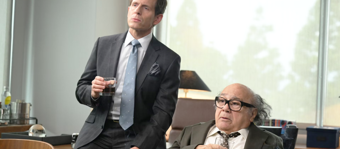 (L-R) Glenn Howerton and Danny DeVito in "It's Always Sunny in Philadelphia" season 18.