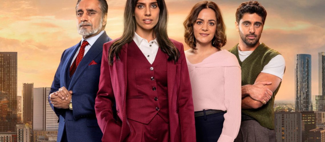 Promotional image including the cast of "The Split Up"
