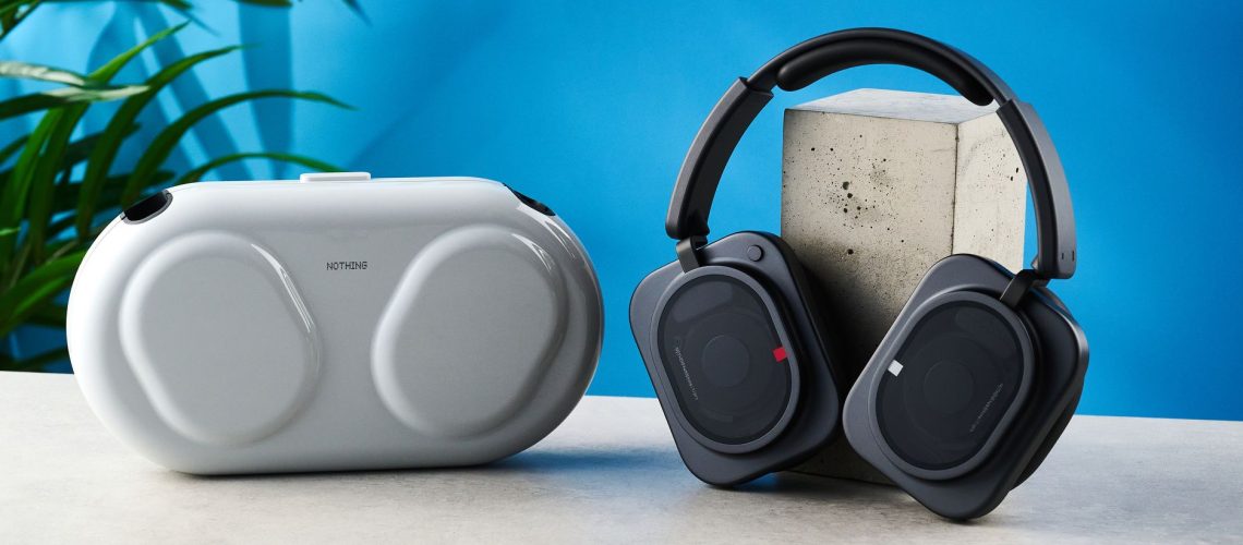 A pair of Nothing Headphone (1) Pro over-ear headphones
