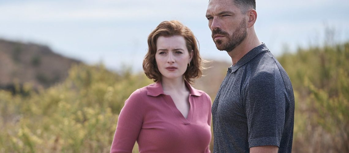 James Nelson-Joyce as Michael Kavanagh and Hannah Onslow as Diana Williams in This City is Ours season 2