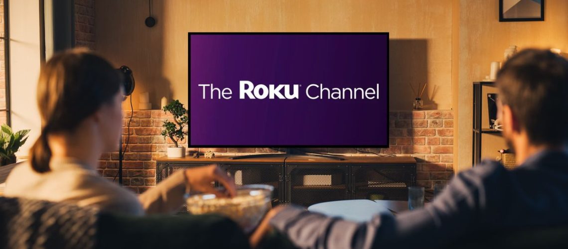 Roku Channel on a television set