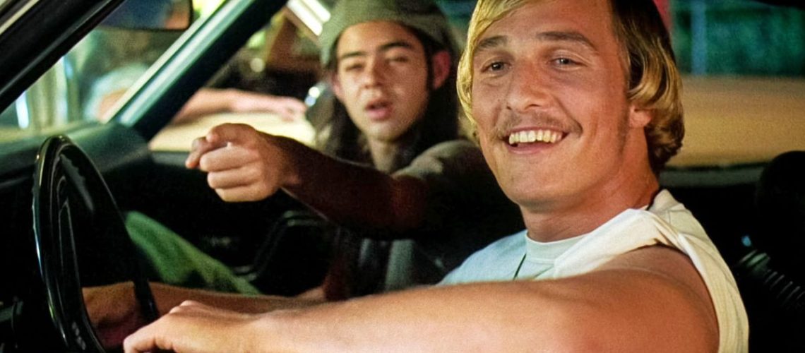 Matthew McConaughey and Rory Cochrane in Dazed and Confused