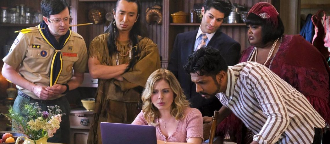 The cast of Ghosts season 2