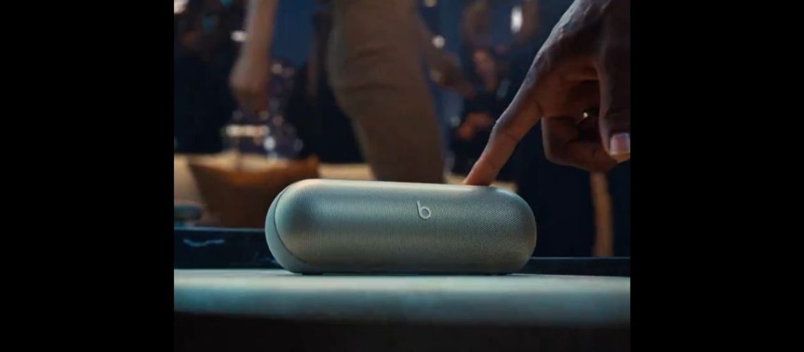 Beats Pill speaker shown in Beats by Dre X teaser. Lebron Jame