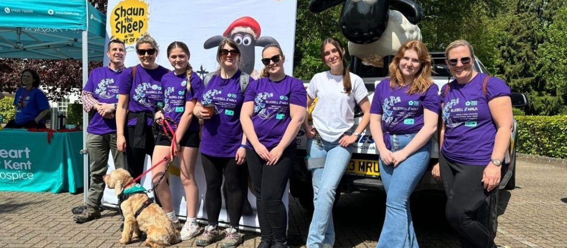 Sunshine and Steps for a Cause: Bedfont® Scientific’s Team Raise Vital Funds at Heart of Kent Hospice’s Bluebell Walk 2024.