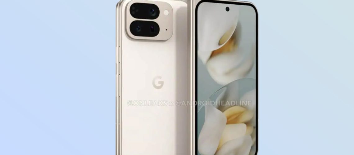 google pixel 10 pro fold renders