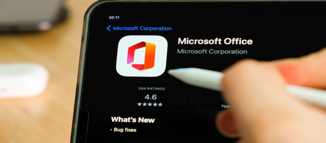 Image showing Microsoft Office in Google Play Store