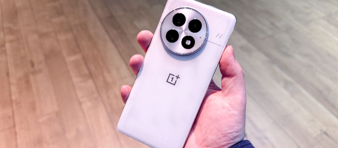 The back of the OnePlus 13 showing the camera