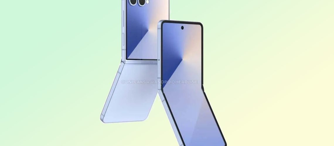 OnLeaks renders of the Galaxy Z Flip 7