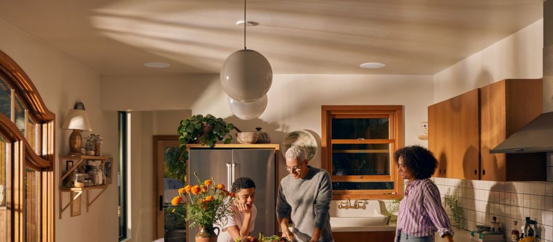 The Sonos In-Ceiling Speakers in a kitchen.