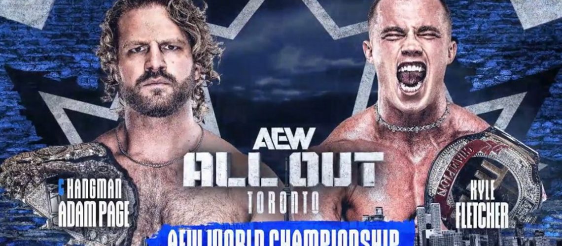 'Hangman' Adam Page will defend the AEW World Championship against Kyle Fletcher at AEW All Out 2025.