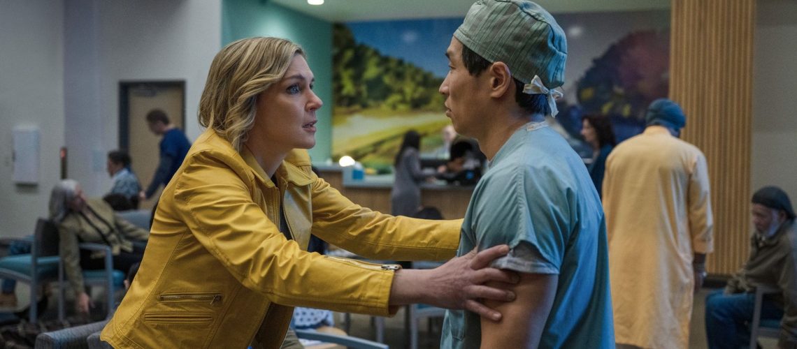 Rhea Seehorn as Carol in Pluribus