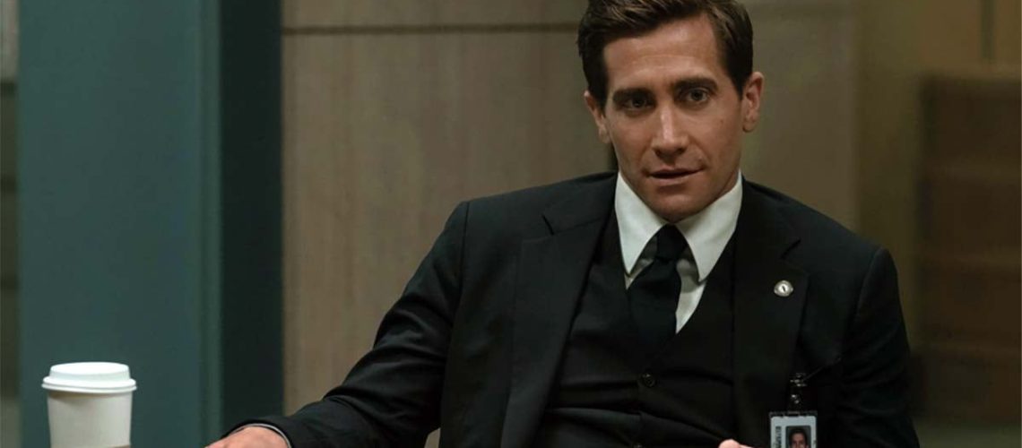 Jake Gyllenhaal dressed in smart suit and black tie in Apple TV+ courtroom drama Presumed Innocent 2024