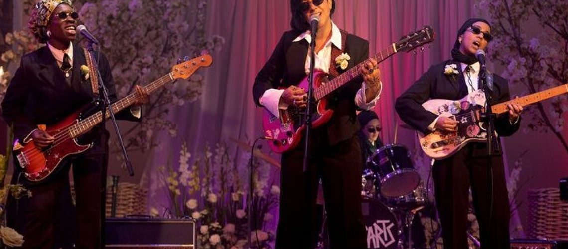 Bisma (played by Faith Omole), Saira (Sarah Kameela Impey), Ayesha (Juliette Motamed) and Amina (Anjana Vasan) are