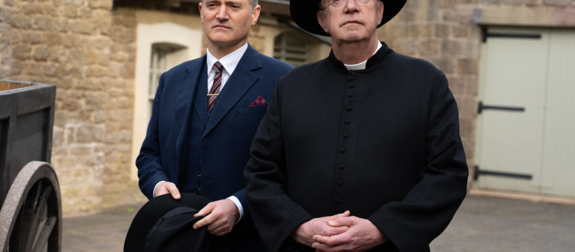 Chief Inspector Sullivan (played by Tom Chambers) and Father Brown (Mark Williams) return in season 12