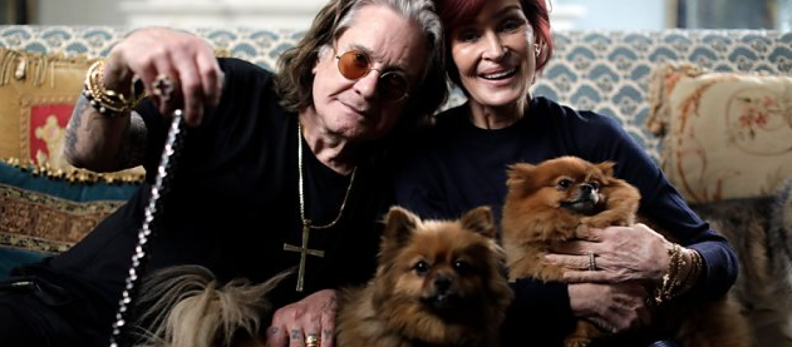 Ozzy Osbourne and wife Sharon back at home just before his death in July this year