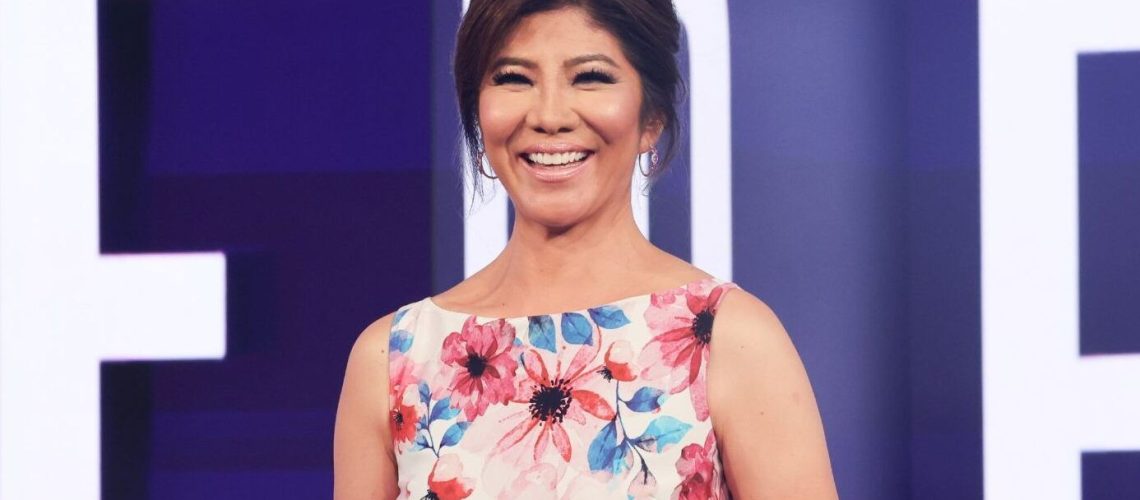 Host of 'Big Brother USA' Julie Chen Moonves posing for cameras.