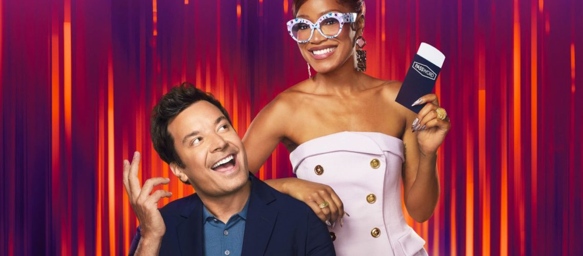 Jimmy Fallon and Keke Palmer in promotional image from "Password"
