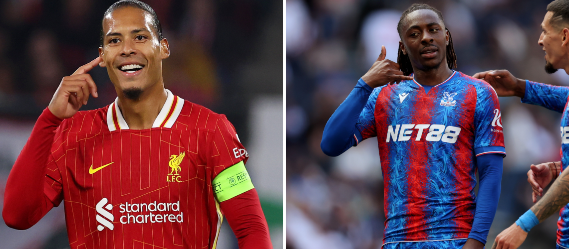 Virgil Van Dijk x Eberechi Eze in the Community Shield