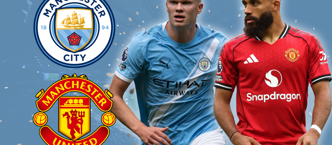 Man City vs Man Utd promo image