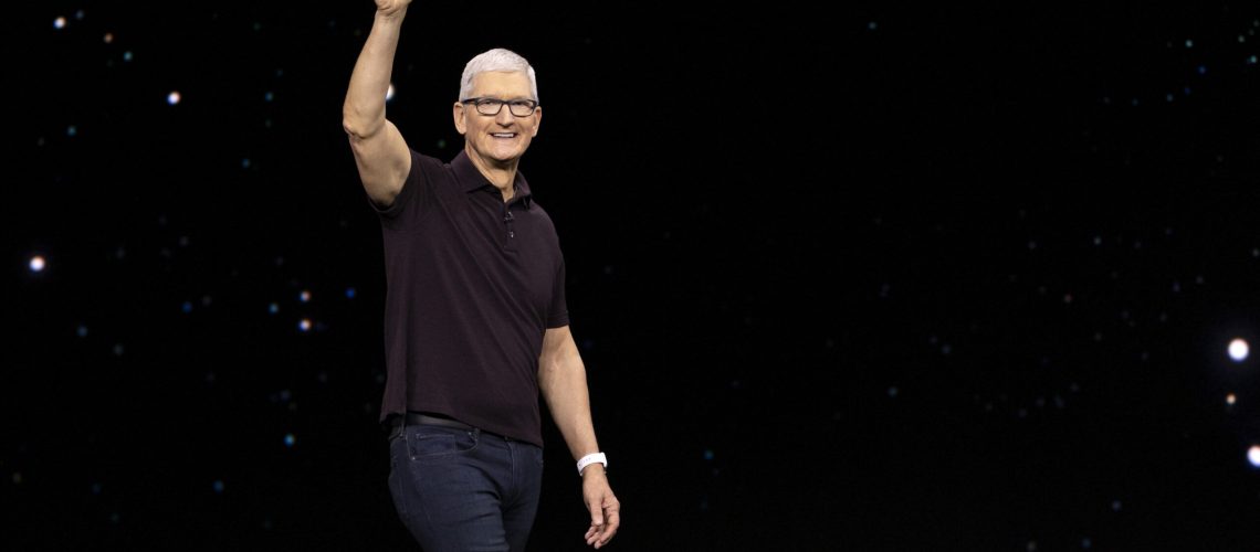 Tim Cook at an Apple event